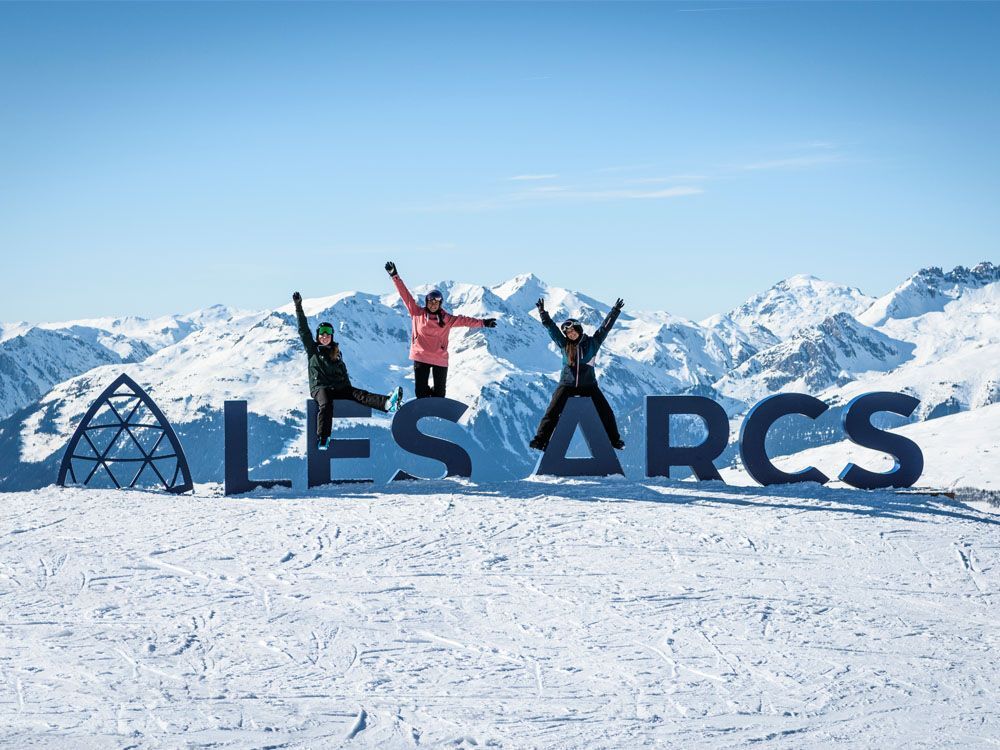 Skigebied Les Arcs Little Ski Mountain Skigebied Les Arcs Little Ski Mountain