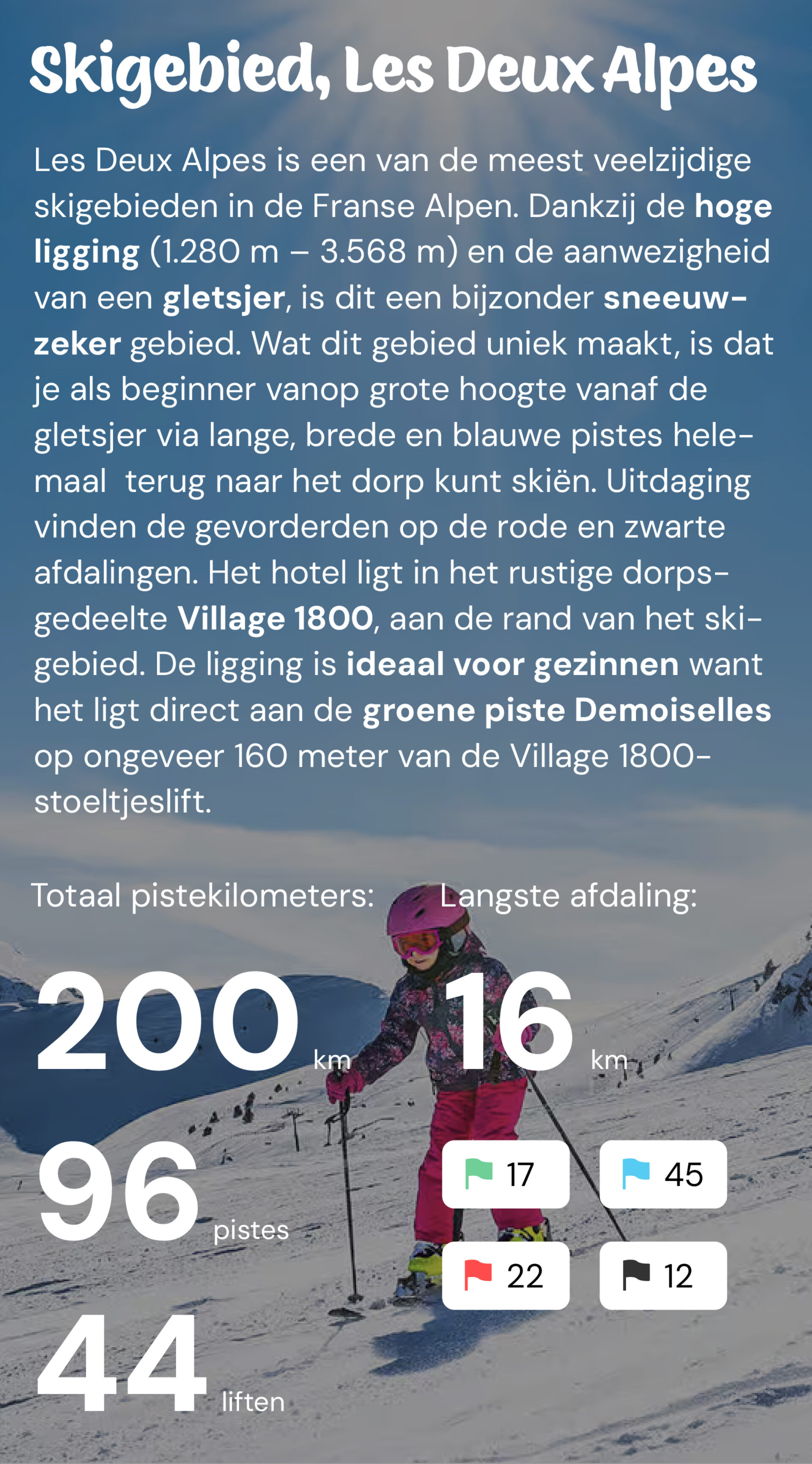Skigebied Les Deux Alpes