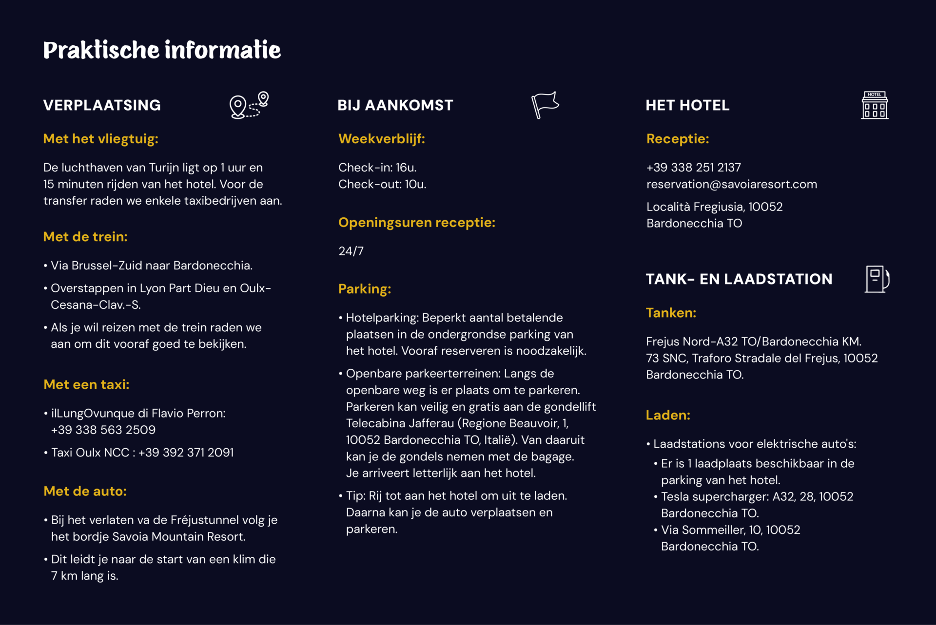 Praktisch Bardonecchia