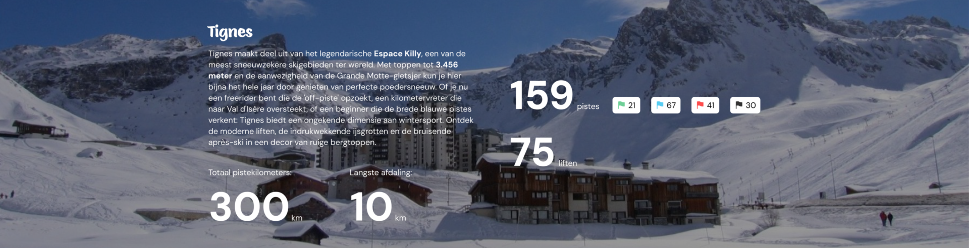 Skigebied Tignes