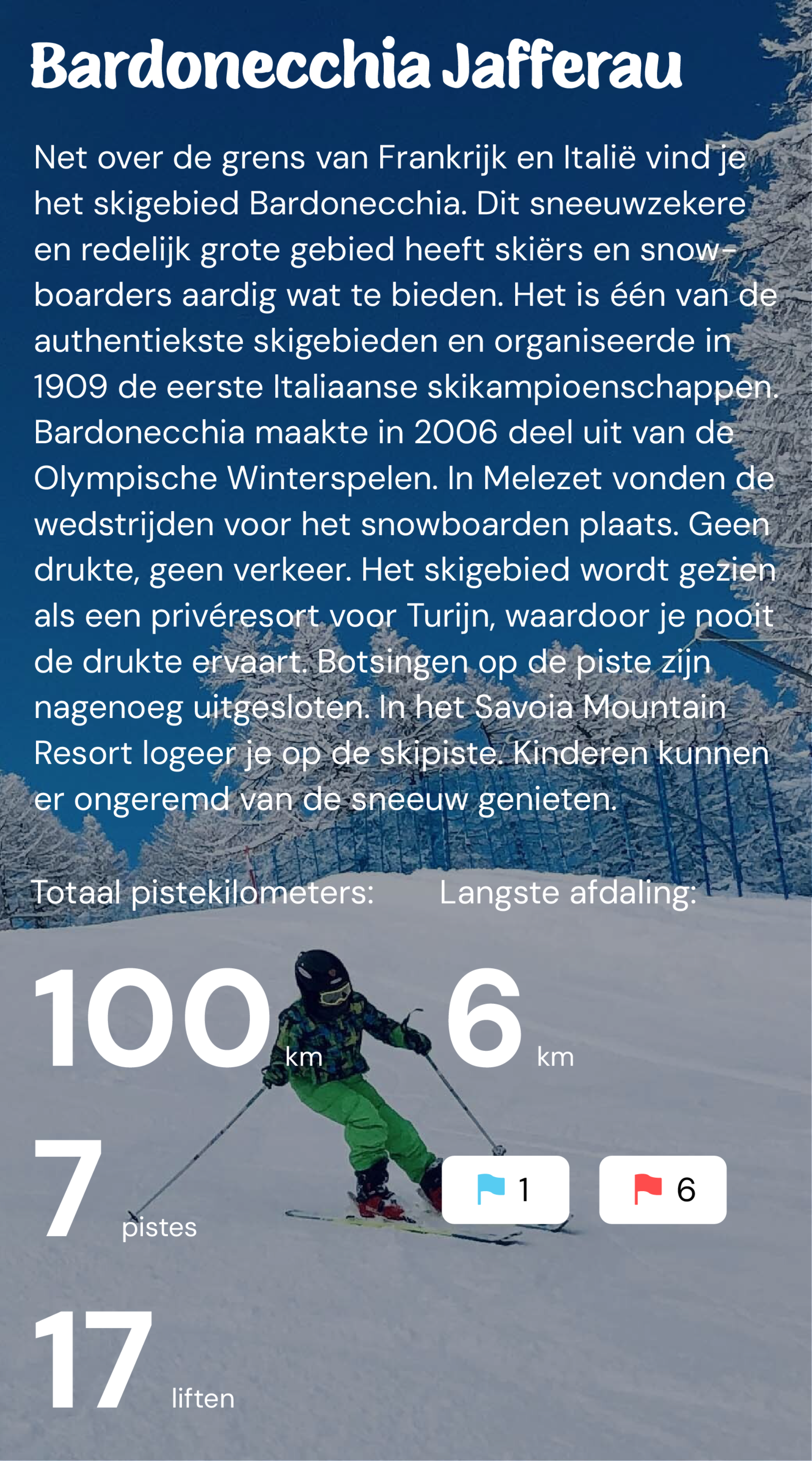 Skigebied details Bardo