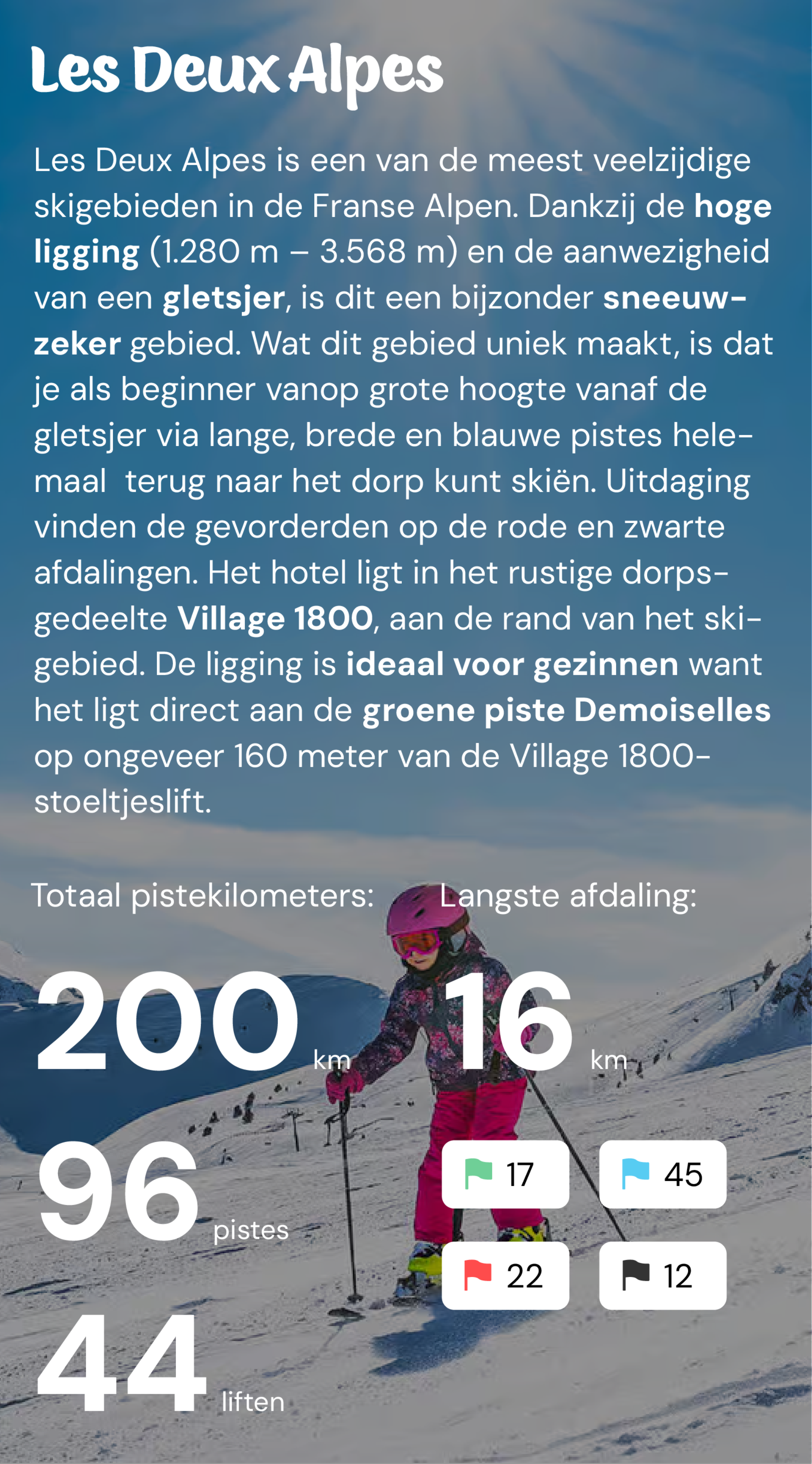 Skigebied details Deux Alpes
